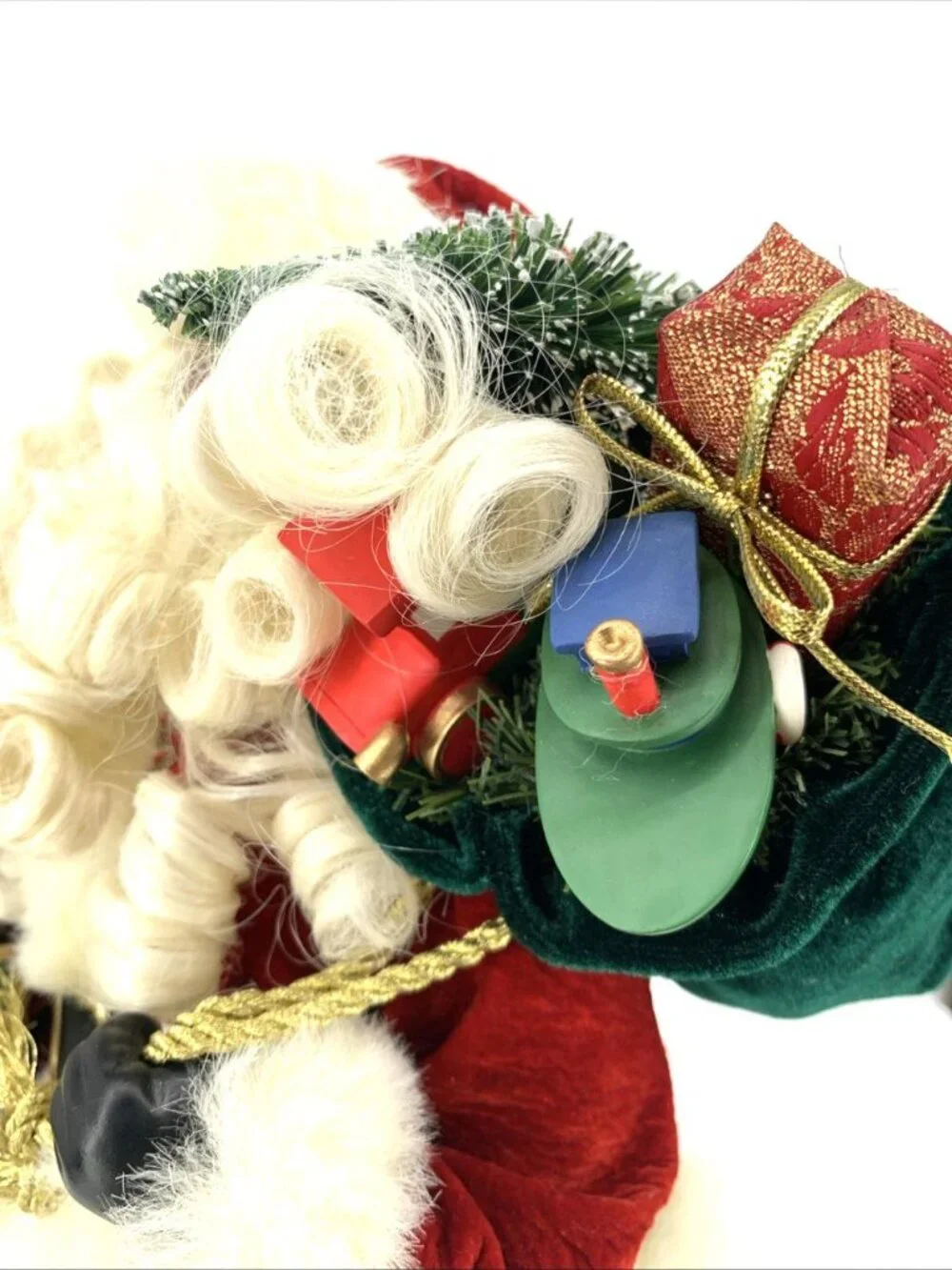 Black Santa Figurine Train 15